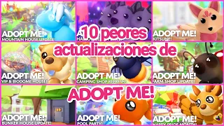 top 10 peores actualizaciones de adopt me