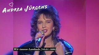 Andrea Jürgens - Wir tanzen Lambada (10.01.1990) ZDF Hitparade