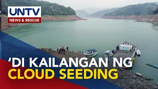 Lebel ng tubig sa Angat Dam, patuloy sa pagbaba; Cloud seeding, hindi pa kailangan