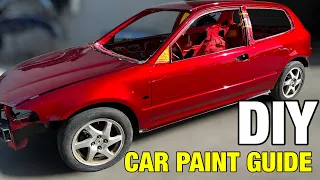 The BEST Complete Color Change Paint Job DIY Guide!