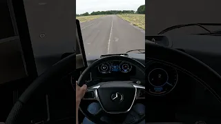 Mercedes eActros acceleration fully electric truck