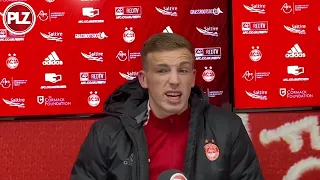 Lewis Ferguson reacts to Aberdeen exit rumours