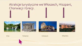 Turystyka w Europie południowej - lekcja geografii dla SP