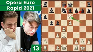 Quattro Regine Assassine! - Duda vs Dubov | Euro Opera Rapid 2021