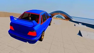 Best Rollover Crashes #12 - BeamNG Drive | CrazyCarCrash