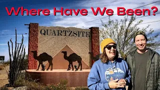 WHERE HAVE WE BEEN? Working the BIG TENT in Quartzsite ARIZONA!!!