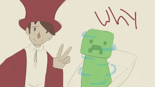 Scar's method to transport a charge creeper [Hermitcraft animatic]