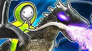 I made DREAM ride an Ender DRAGON in Spore!