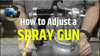 A "Rule of Thumb" Method for Adjusting All Automotive Spray Guns