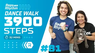 DANCE WALK Cardio Workout • 3900 Steps • Walking Workout #81 • Keoni Tamayo