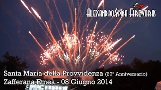 Pirotecnica Alessandro Spina - Santa Maria della Provvidenza - Zafferana Etnea (CT), 08 Giugno 2014