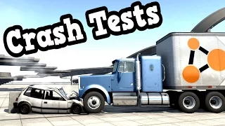 BeamNG Drive - Semi Truck Crushing Vehicles 2