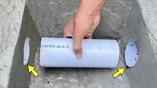 Brilliant connection of underground water pipes, Very few plumbers will tell you this trick
