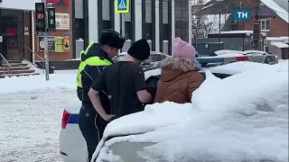 В Туле пьяного водителя, устроившего ДТП, приехала забирать жена