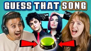 COLLEGE KIDS GUESS THAT SONG CHALLENGE #4 (REACT)