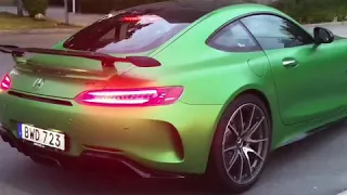 Mercedes amg gtr outside my house 😍😍😍😍