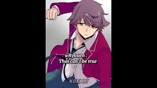 Ryuuen felt the same thing from yagami as he do from ayanokoji | Classroom of the Elite