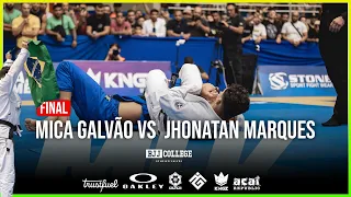 Mica Galvão vs Jhonatan Alves  -  Campeonato Brasileiro 2024  -  CBJJ I IBJJ  -  Final