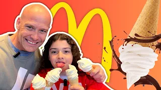 Fizemos a TREND da casquinha do Mc Donalds || Megan Sebok