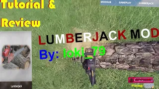 #FS19 #lumberjack   How to use the "LUMBERJACK MOD" - Farming Simulator 19 - Tutorial & Review