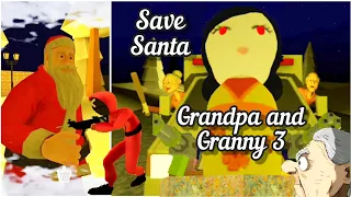 Santa 🎅 & Squid game doll 🪆in Grandpa and Granny 3 new Christmas 🎄 update