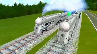 Big Mistakes on Rail Tracks Impossible | Deadlock Rail Tracks Vs Trains !!! | BeamNG.Drive New video