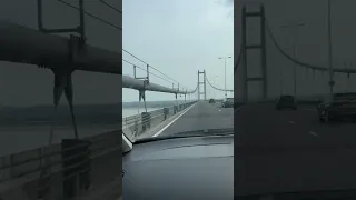 Amazing views from the Humber bridge #humberbridge #hull #bridge #yorkshire #nature #driving #humber