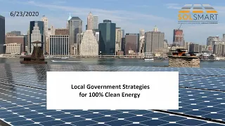 Local Government Strategies for 100% Clean Energy Webinar