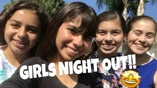 GIRLS NIGHT OUT VLOG | SWIMMING, MOVIE, + SLEEPOVER |