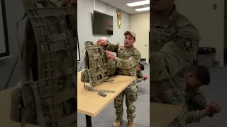 Molle II ruck set up and packing