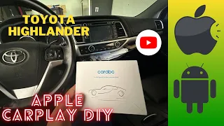 2014-2019 Toyota Highlander Wireless Apple CarPlay - DIY Install #automotive
