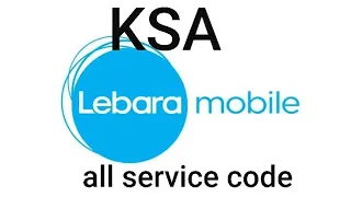 Lebara sim all codes in ksa #Lebara #Ksa_lebara