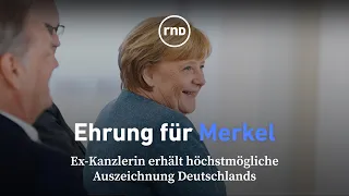 Ex-Kanzlerin Angela Merkel erhält höchstmögliche Auszeichnung Deutschlands