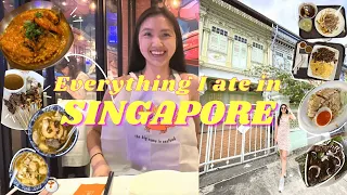 Everything I ate in Singapore ⊹ chili crab ⊹ michelin guide rated restaurant & hawker stalls