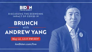 Discussing the Economic Impact of COVID-19 with Andrew Yang | Joe Biden For President