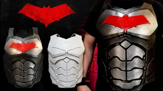 How to Make Superhero Chest Armor - Free Foam Templates - Red Hood Batman Cosplay - Part 2