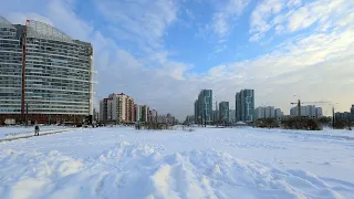 Балтийский бульвар. Залив. Санкт-Петербург. декабрь 2023 г.