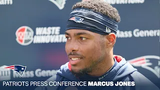Marcus Jones: "It feels good to be out here." | New England Patriots Press Conference