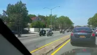 Caught On Camera Police New York Bikers Gang Caught NYPD Busted Harley Davidson Street Rally
