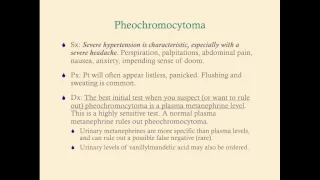 Pheochromocytoma - CRASH! Medical Review Series