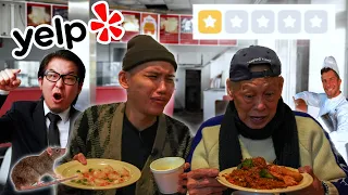 I Took My Chinese Grandpa To The Worst Rated Chinese Restaurant!