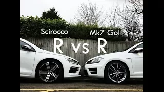 VW Scirocco R vs Mk7 VW Golf R - which is best??