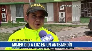 Mujer dio a luz en antejardín y fue ayudada por vecinos