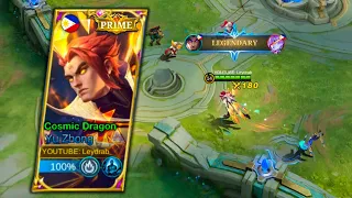 Yu Zhong New Upcoming M5 Prime Skin | Cosmic Dragon Gameplay | Mobile Legends: Bang Bang