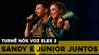 SANDY E JUNIOR CANTAM JUNTOS NA TOUR NÓS VOZ ELES 2