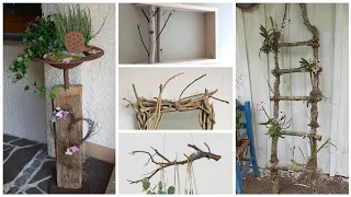 50 Rustic Decoration Ideas with Dry Branches - Farmhouse Style