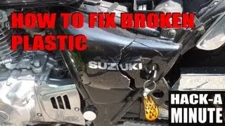 How to fix plastic using only Acetone!