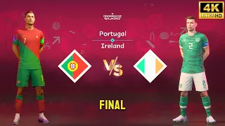 FIFA 23 - Portugal vs Ireland | Ronaldo vs Coleman | FIFA World Cup Final Match [4K60]