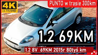 Fiat Punto 8V 1.2 69KM 2015r Jazda Próbna test.