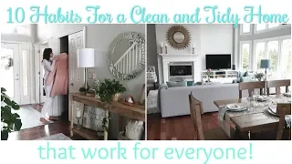 10 Habits for Keeping a Clean and Organized Home That Work For Everyone!